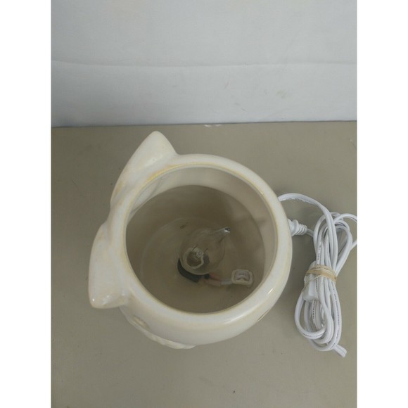 Intertek Ceramic Owl Night Light Nature Works with Bulb Tested and Works 7" - Picture 6 of 7
